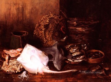 ウィリアム・メリット・チェイス Painting - ベニスの魚市場 ウィリアム・メリット・チェイス